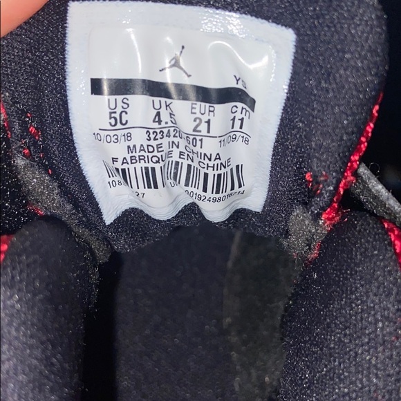 Brand New Jordan toddler 5c - Picture 4 of 4